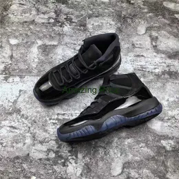 no delivered full refund Release Cap And Gown 11 Prom Night Blackout 11S Basketball Shoes Men Authentic Real Carbon Fiber Sports Sneakers With 378037-005