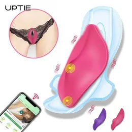 Giocattoli sessuali Massaggiatore App Bluetooth Vibratore Telecomando wireless femminile Indossabile Uovo vibrante Stimolatore del clitoride Giocattoli per donne Coppie