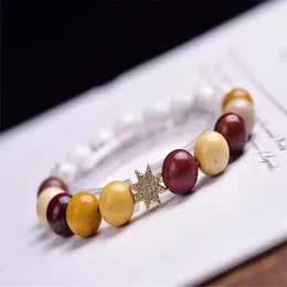 Strand 10mm Natural White Turquoise Egg Yolk Stone Bracelet Be Fit For Men Women Accessories And Amulets Jewelry