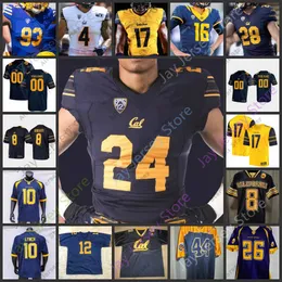 Football Jerseys California Football Jersey NCAA College Zeandae Johnson Kuony Deng Devon Modster Jared Goff Jahvid Best Andre Carter Steve Bartkowski