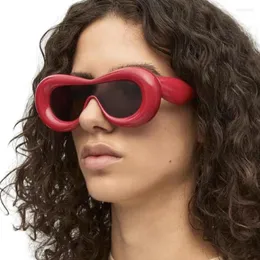 Güneş gözlüğü 2023 y2k güneş gözlükleri marka tasarımcısı bayanlar tarzı kadın erkekler geniş tonlar moda göz kıyafetleri kızlar
