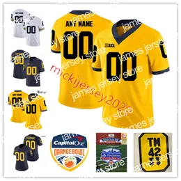 American College Football Wear Karsen Barnhart Jersey Football Greg Crippen Colston Loveland Jaylen Harrell Kody Jones Quinten Johnson Kechaun Bennett Ryan Hayes