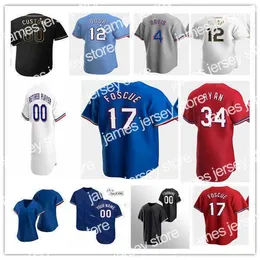 Anpassade basebolltröjor Baseball Corey Seager Jersey Nathaniel Lowe Mitch Garver Andy Ibanez Willie Calhoun Brad Miller Marcus