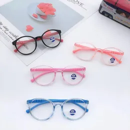 Sunglasses Blue Light Blocking Glasses For Kids Computer Silicone Frame Clear Lens Girl Boy Video Gaming Children Safety EyewearSunglasses