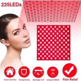 Red LED Grow Light 850nm 45W Red Led Light Therapy Infrared 225 LED Anti Aging Therapy Light for Full Body Skin Pain Relief