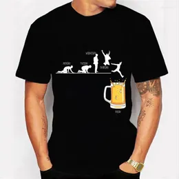 メンズTシャツ金曜日のビールプリントクルーTシャツ楽しいパターンヒップホップサマーズレディースストリートウェアウルツァーハラジュク