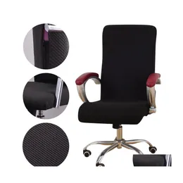 椅子はJacquard Fabric Office ER Computer Elastic Armchair Slipers Seat Armerストレッチ回転リフトドロップ配信ホームGarde Dhwne