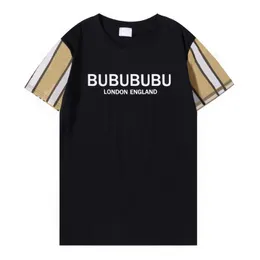 T-shirt da uomo Designer borsa top casual lettera stampa camicia strada di lusso in bianco e nero arancione B t-shirt taglia s-2XL