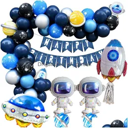 Andere Event Party Supplies Weihnachten Astronaut Themed Geburtstag Dekoration Requisiten Junge Poster Ballon Paket Drop Lieferung H Dhgarden Dhdz0