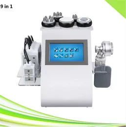 " 9 in 1 diode laser lipo slimming body fat cavitation machine portable rf skin tightening white spa salon studio vacuum butt lifting vacuum cavitation system