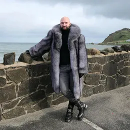 Women's Fur Faux Genuine Full Pelt Real Coat Men Winter Thicken Warm Outertwear Fashion Luxury Natural Jacket Male 230110
