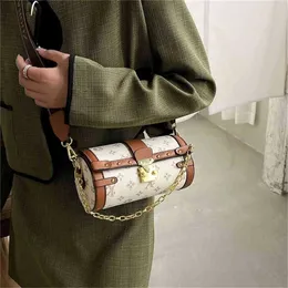 디자이너 가방 55% 할인 판매 폭발성 모델 핸드백 소형 여성 인쇄 소형 라운드 체인 휴대용 대각선 가방
