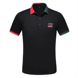أزياء Polos T-Shirt Men Casual T Shirt مطرزة Medusa Cotton Polo Shirt High Street Polos Design Design Model M-3XL #888888