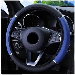 Steering Wheel Covers 38CM Car Cover Auto Braid On The Case Funda Volante Universal Accessorie