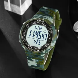 Wristwatches Fashion Men Digital Watch OHSEN Sport Camouflage Military Stopwatch Waterproof Male Clock Relogio Masculino