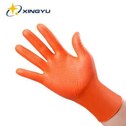 Xingyu 50st nitrilhandskar Vinyl Waterproof Mechanic Laboratory Work Hushåll Rengöring Säkerhet Syntetiska handskar