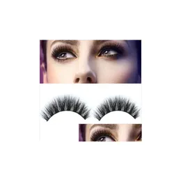 False Eyelashes New Beauty Tools 1 Lot 100 Real Mink Natural Thick Eye Lashes Makeup Extension Drop Delivery Health Eyes Dh81E