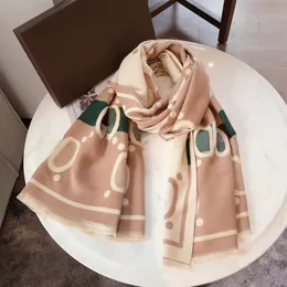 Echarpe Designer Scarf 2023 Top Design Nowy kaszmirowy szalik jesień i zimowy gęstwy trend szal 424