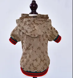 Jesień ubrania dla zwierząt puppy kurtka ubrania zamek błyskawiczny z kapturem modny płaszcz Zwierzęta odzieżowe hurtowe