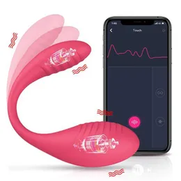 Erwachsene Massagegeräte Neue App Fernbedienung Bluetooth Vagina Bälle Vibratoren für Frauen drahtlose Vibration Eier Dildo Vibrator weibliche Höschen Sexspielzeug
