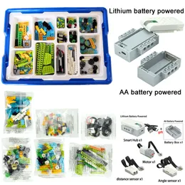 Bloqueia as peças técnicas WED 3 0 Robótica Conjunto de construção compatível com o WEDO 2 0 Toys educacionais DIY 230111