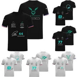 Мужские футболки Футболка F1 Футболки гонщиков Формулы 1 Командный гоночный костюм Топы Женщины Мужчины Повседневная футболка большого размера с круглым вырезом Быстросохнущий трикотаж PC22