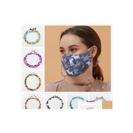 Other Festive Party Supplies 16 Colors Face Mask Lanyard Masks String Extension Glasses Handy Convenient Safety Rest Ear Holder Ro Dhgvt