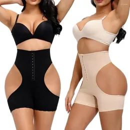 Shapers feminino de tamanho grande Shapewear Panties Mulheres da cintura alta barriga Roupa íntima Sexy Leaky Bugirdle Slimmation Shaping Lingerie