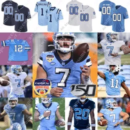 قمصان كرة القدم قمصان كرة القدم UNC Football Jersey Elijah Green D.J. جونز جوش هندرسون داز نيوسوم جاريت والستون جوش داونز مايلز ولفولك كايمون