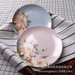 Plates Bone Porcelain Cake Plate China Dish Ceramic Multi-Purpose Creative Dinner Set And Dishes