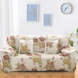 Stol täcker mycket elastisk soffa täcker lämpligt för alla säsonger med 1/2/3/4 sits möbelskydd blommig dekoration hogar