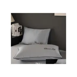 Pillow Case Two Side 100 Mberry Silk Pillowcases Envelope Pure Pillowcase For Healthy Sleep Mticolor 48X74Cm Drop Delivery Home Gard Dhlbo