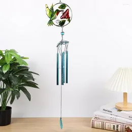 Decorative Figurines Great Garden Wind Chime Collectible Pendant Glass Paintings Hanging Tube Decorate