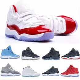 Kids Chry Shoes Boys 11s Basketball 11 Jumpman Shoe Children Mid Sneak Chicago Design Military Grey Trains Baby Kid Youth