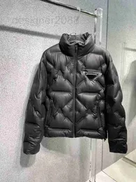 Herrarna ner parkas designer helt ny stil ner jackor mode tredimensionell textur design varm kappa h￶gkvalitativ vertikal krage blixtl￥s lyxmens 30qy