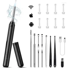 Professionellt otoskop Visuellt öronrengöring Endoskop WiFi Earwax Remover 4MP HD Camera Cleaner Portable Endoskopic