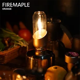 Camp Kitchen Fire Maple Orange Gas Lantern Outdoor Propane Isobutane Fuel Lights For Camping Hiking Backpacking Romantic Ambiance Lamp