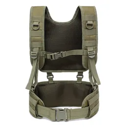 Men's Vests Military Tactical Vest Molle Chest Rig Airsoft Waist Belt Detachable Duty Belt Army Paintball Equipment Outdoor Hunting Vest 230111