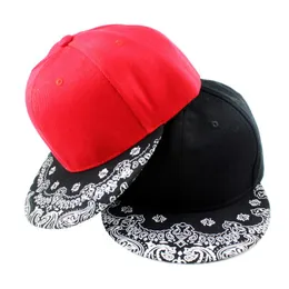 Ball Caps Retro Design Mode Cashew Blumen Unisex Street Dance Hip Hop Männer Frauen Flache Snapback Hüte Baseball Knochen Lkw PY18
