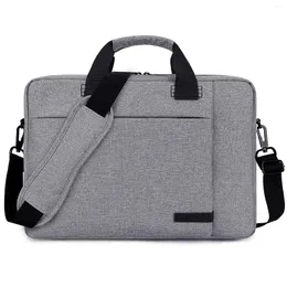 Briefcases Laptop Bag 15.6 Inch Lightweight Business Briefcase Water Resistant Office College Messenger Nylon Shoulder