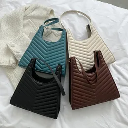 Evening Bags Fashion Shoulder For Women PU Leather U Shaped Bag Lady Casual Solid Color Designer Handbags