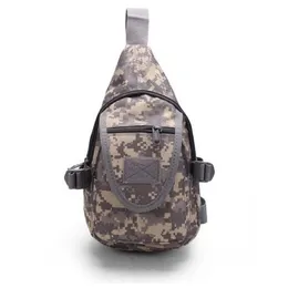 Camo Sling bröstpåse vattentät oxford handväska unisex män kvinnor stor kapacitet reser fann pack ryggsäckar utomhus dagpack mini axelväskor