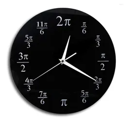 Wall Clocks Two Sizes The Pi Clock Math Test Major Geeky Classroom Home Decor For Enthusiasts Watch Duvar Saat