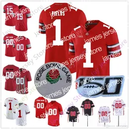 Koszulki piłkarskie Custom 2021 Ohio State Buckeyes OSU Football Jersey 68 Ryan Jacoby Dobbins Master Teague III Binjimen Victor Chris Olave K.J. Hill Austin