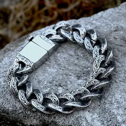 Pulseiras de link betier 2023 moda aço inoxidável viking mjolnir cadeia bracelt jóias de jóias de alta qualidade no atacado
