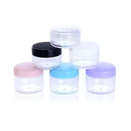 Storage Boxes Bins 6 Colors Light Color Purple Plastic Wax Container Box Empty 10G 15G 20G Travel Small Jar Case Cosmetic Pot With Dhyow