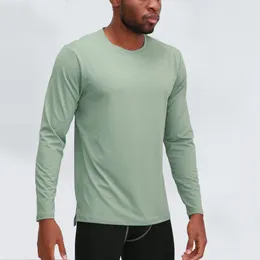 Lululemen Man Mens Outfit Hoodies T Shirts Yoga Hoody Tシャツスポーツ腰を着るエラスティックフィットネスタイツ非常にハンサム777