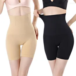 Shapers feminino 2pcs Bulfeter feminino sem costura da cintura Alta barriga de barriga de controle de calcinha calcinha calça de moda de roupas íntimas Shapewear Shapewear