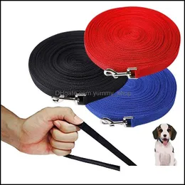 Collari per cani Leashe Leash Long Obbedience Ricorda i piedi Fede addestramento Lead 14 Dimensioni per scelta Larghezza 2 cm Dleive Delivery Home Garde Ota4u