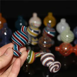 hookahs Color Peak Carb Cap 19mmOD For Peak Insert Heady Glass Bubble Caps For Quartz Banger Peak Dab Rigs